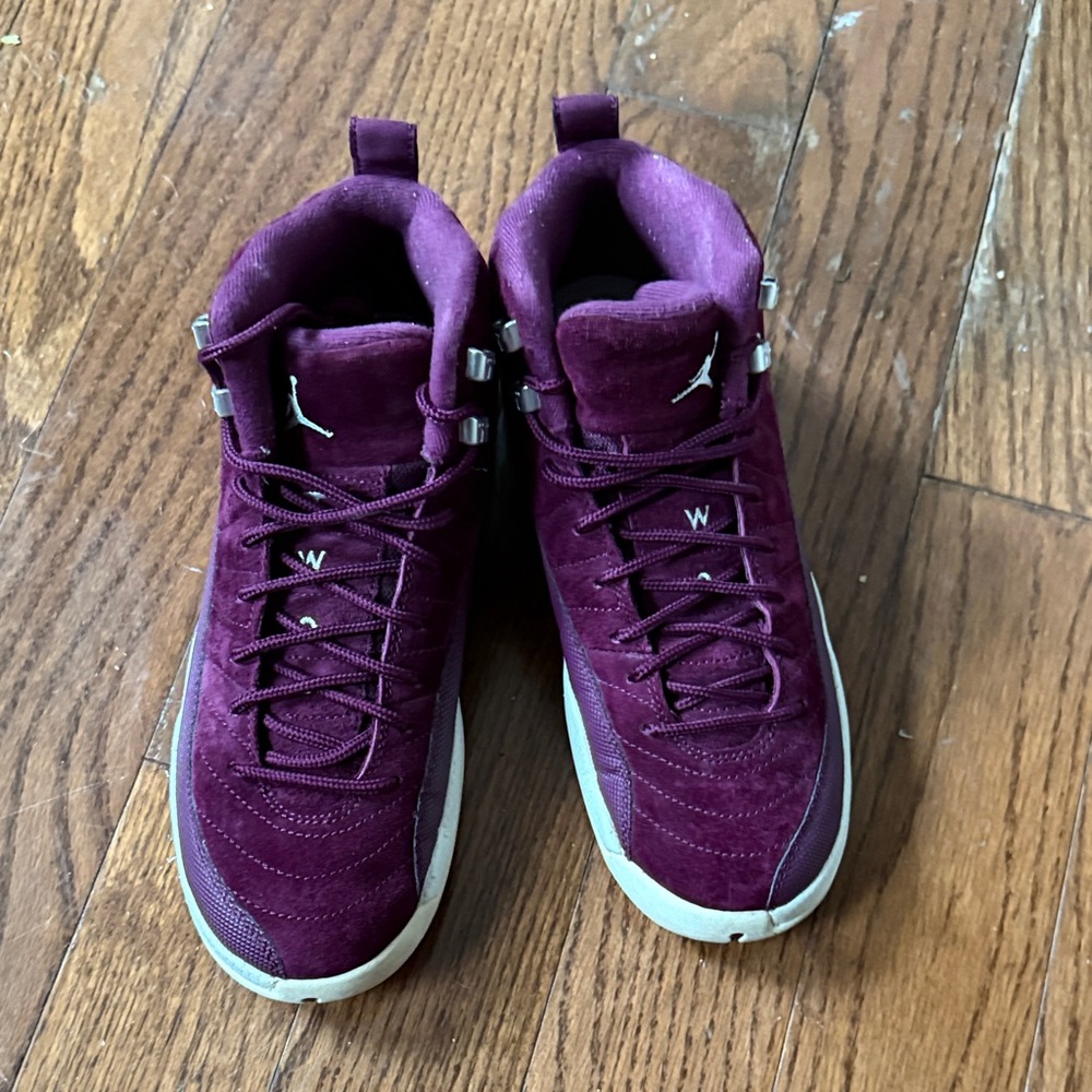 Nike Women's Sneakers in Burgundy and White